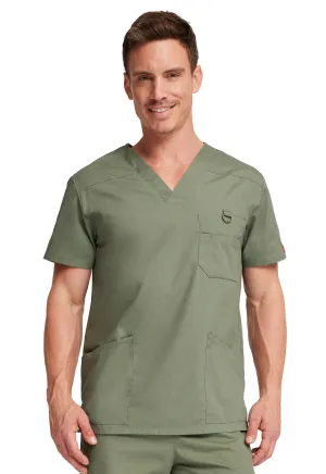 EDS Signature 81906 Men's V-Neck Top Olive