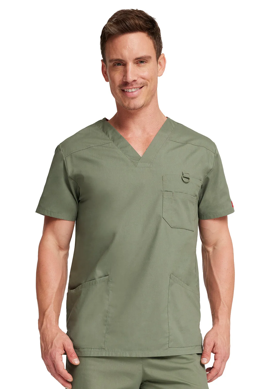 EDS Signature 81906 Men's V-Neck Top Olive