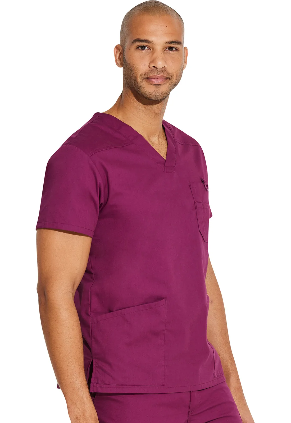 EDS Signature 81906 Men's V-Neck Top Wine