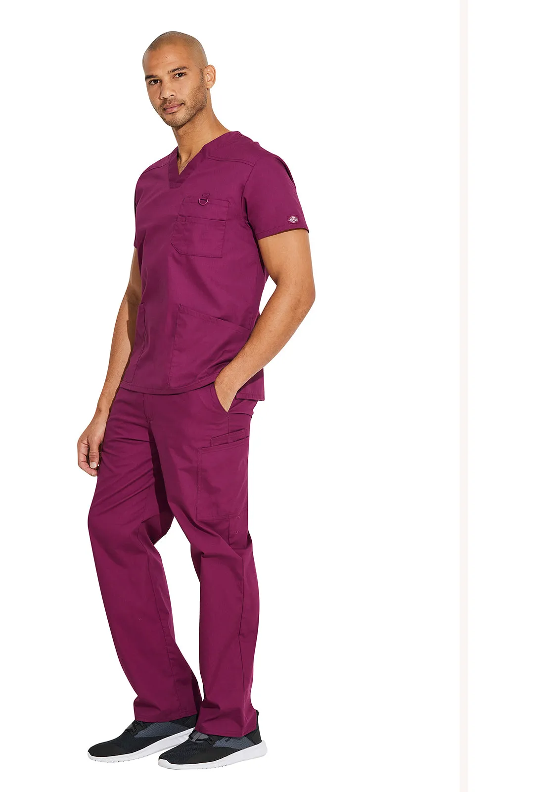 EDS Signature 81906 Men's V-Neck Top Wine