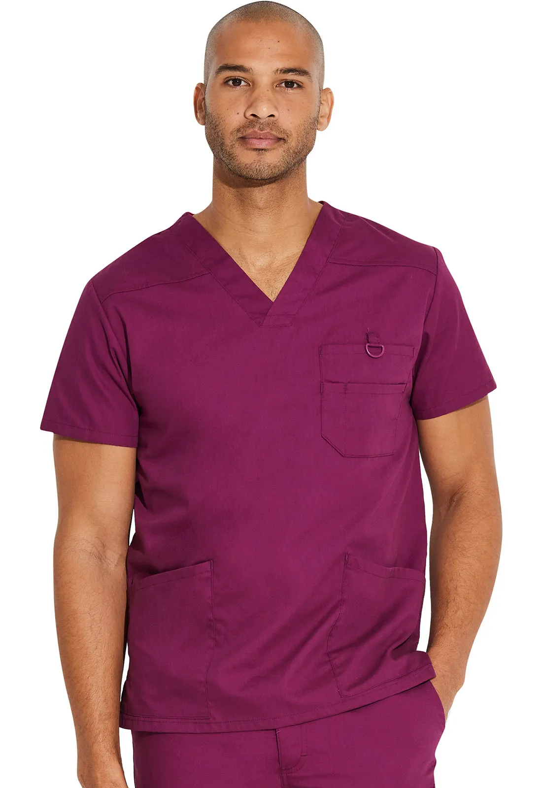 EDS Signature 81906 Men's V-Neck Top Wine