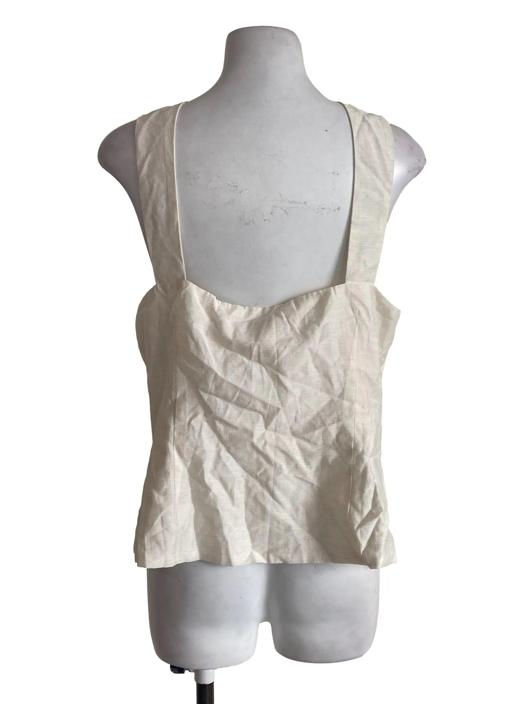 Egg Nog Twill Top