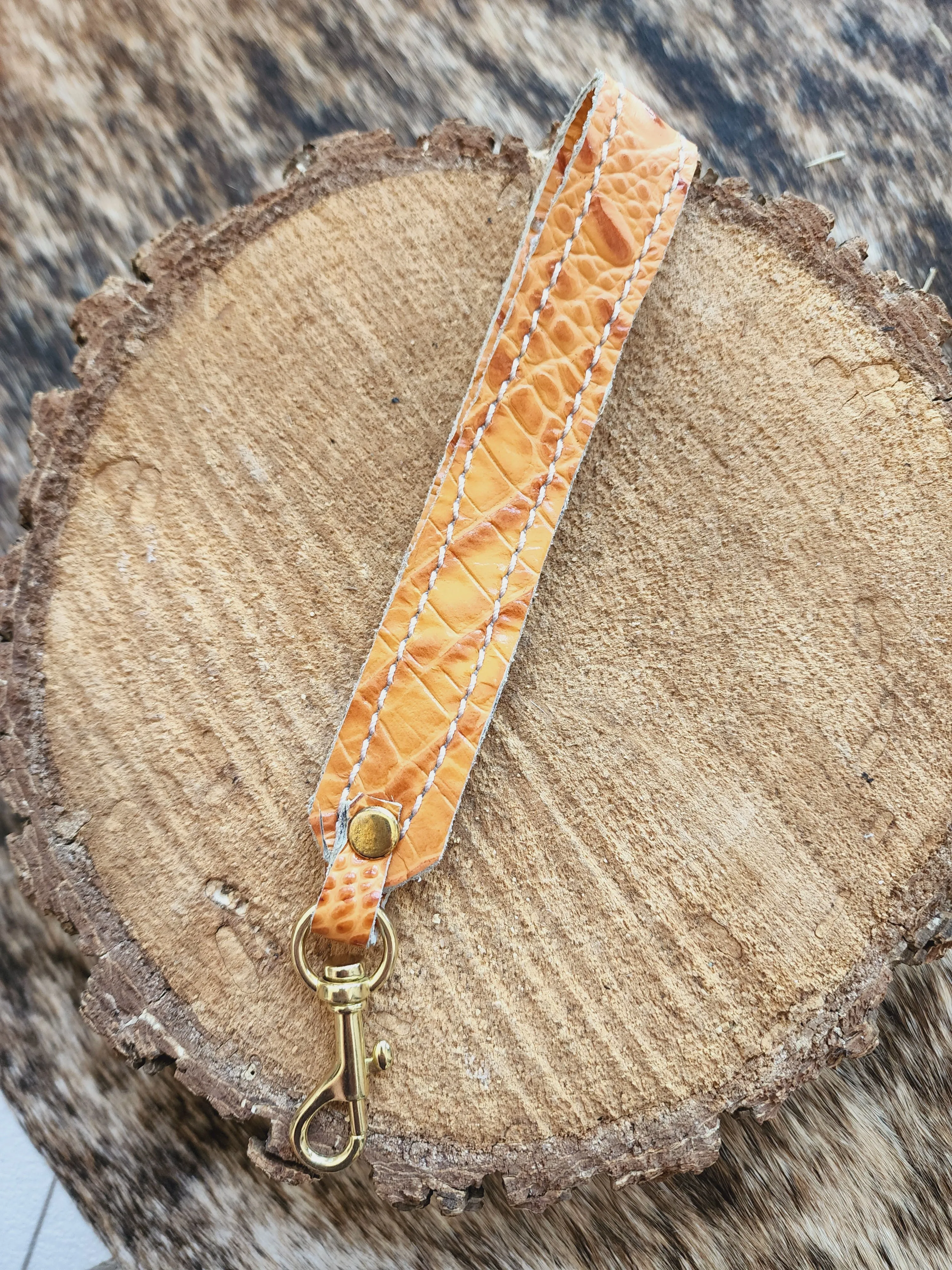 Embossed Wristlet Straps