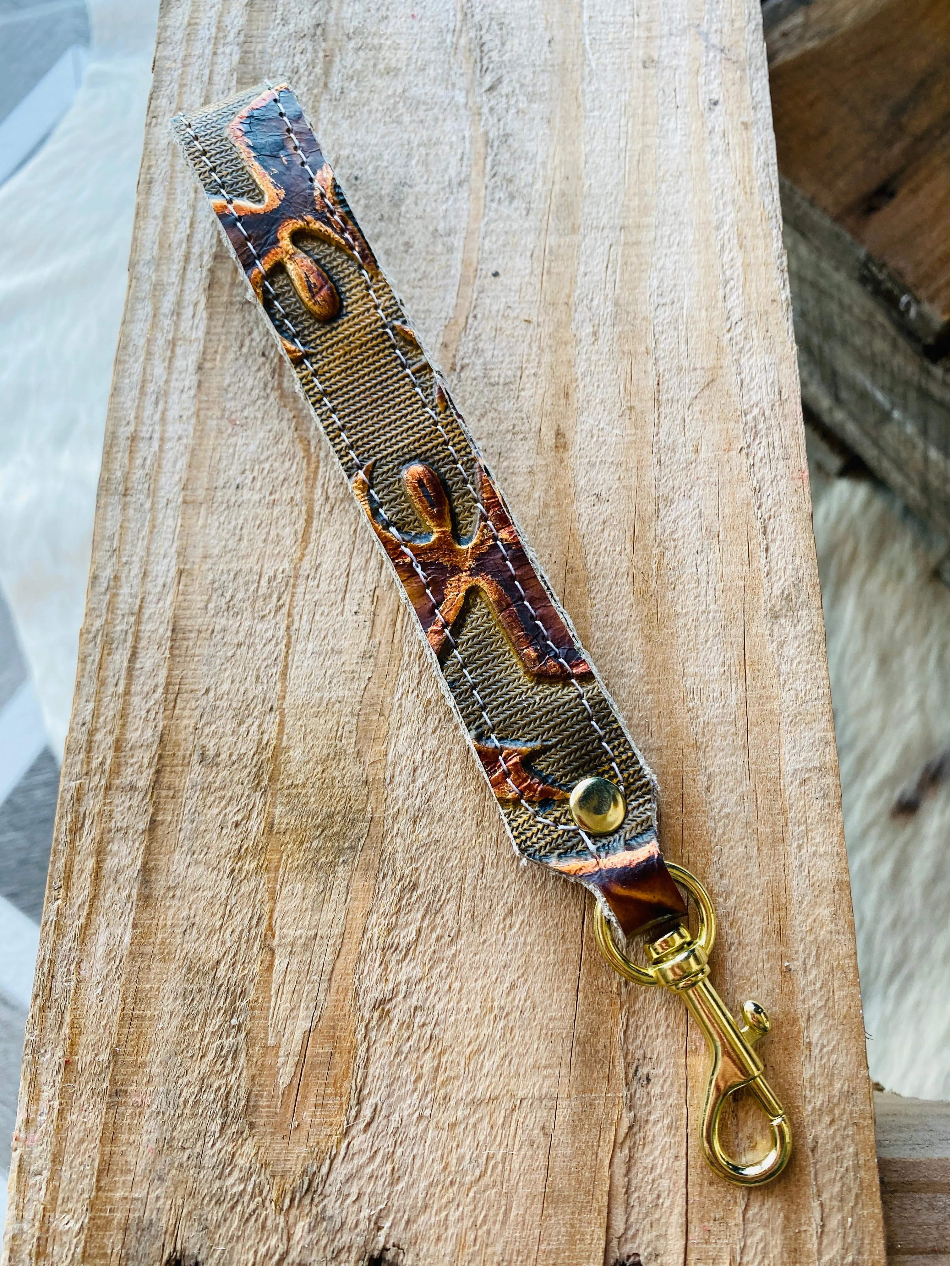 Embossed Wristlet Straps