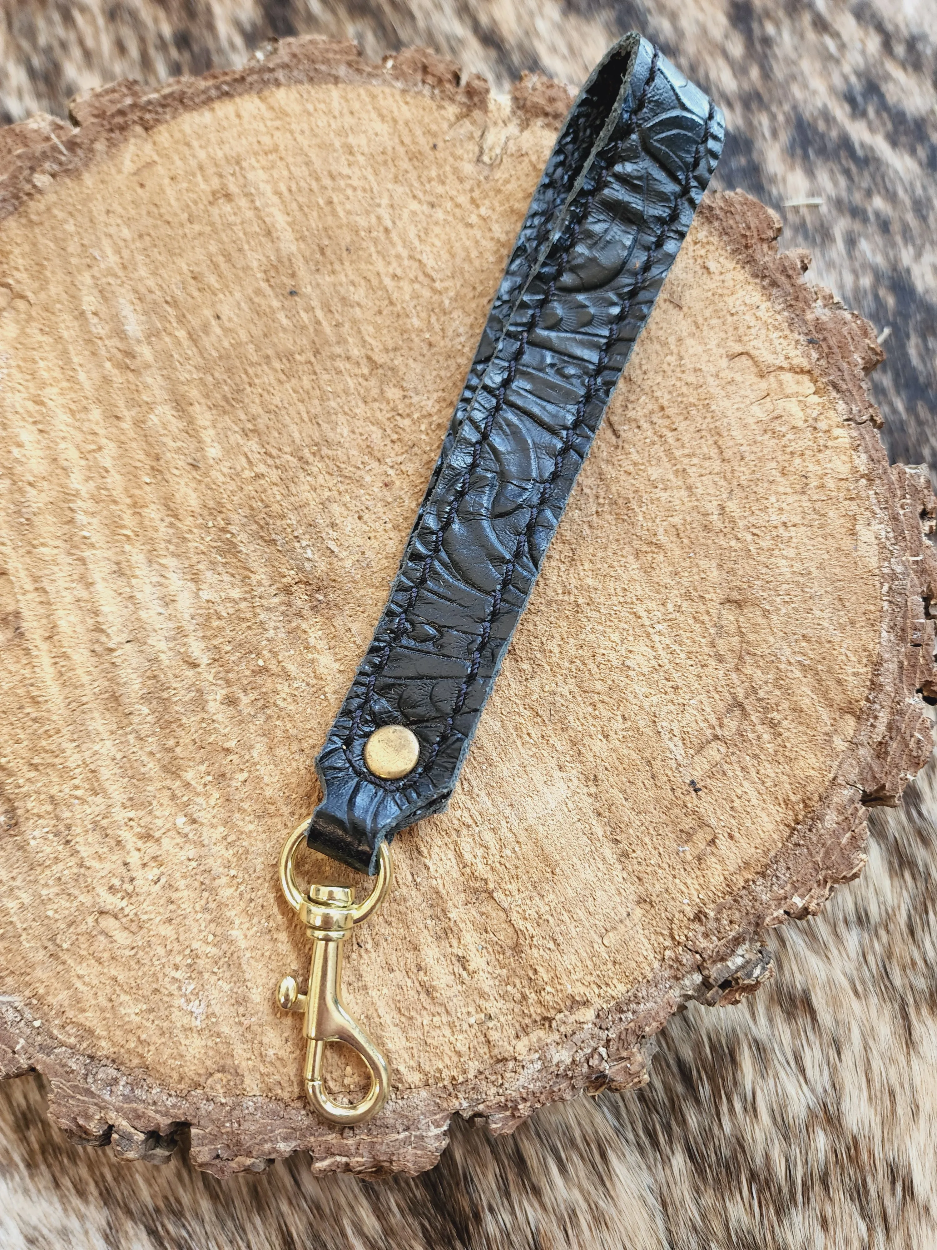 Embossed Wristlet Straps