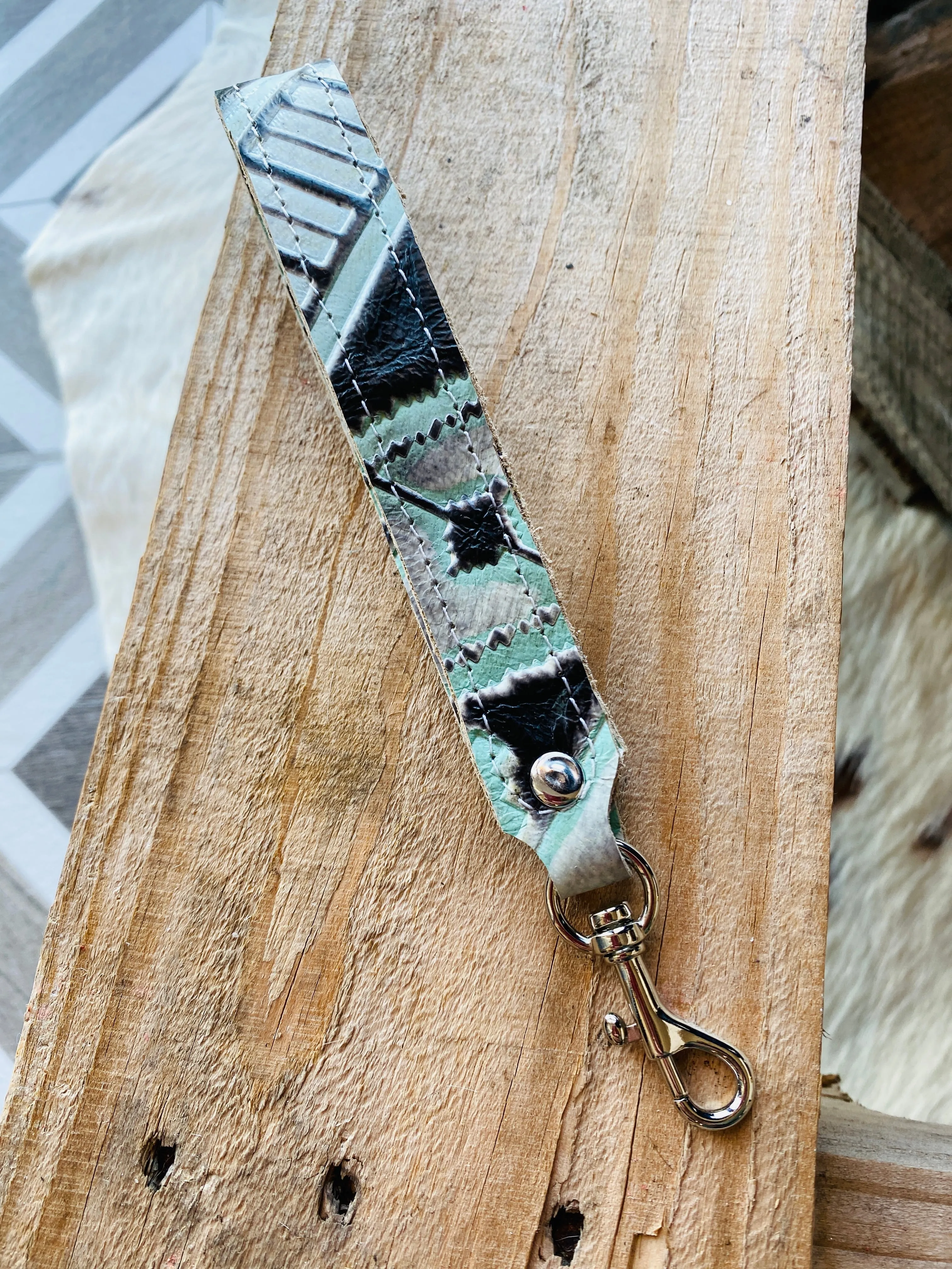 Embossed Wristlet Straps