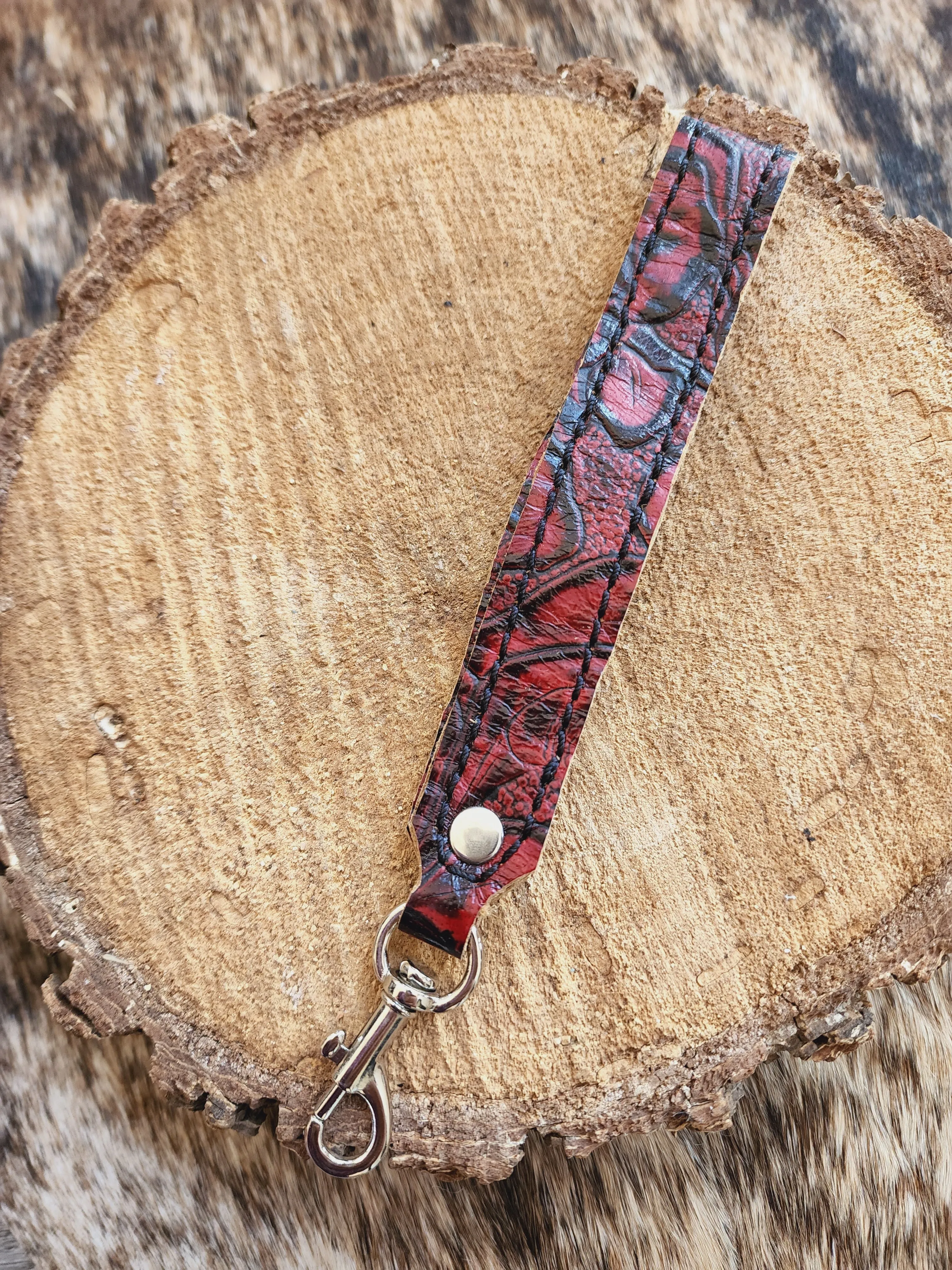 Embossed Wristlet Straps