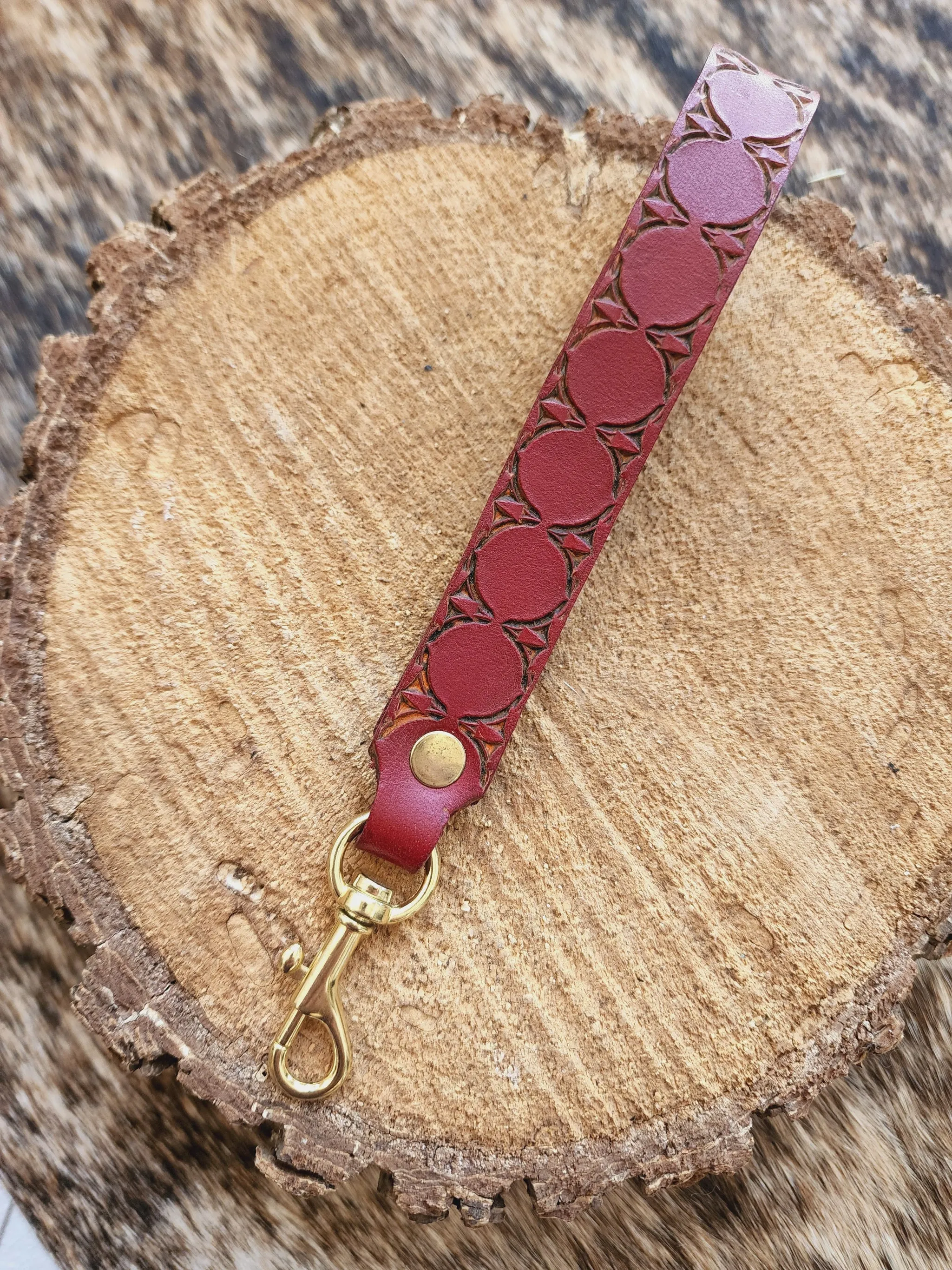 Embossed Wristlet Straps