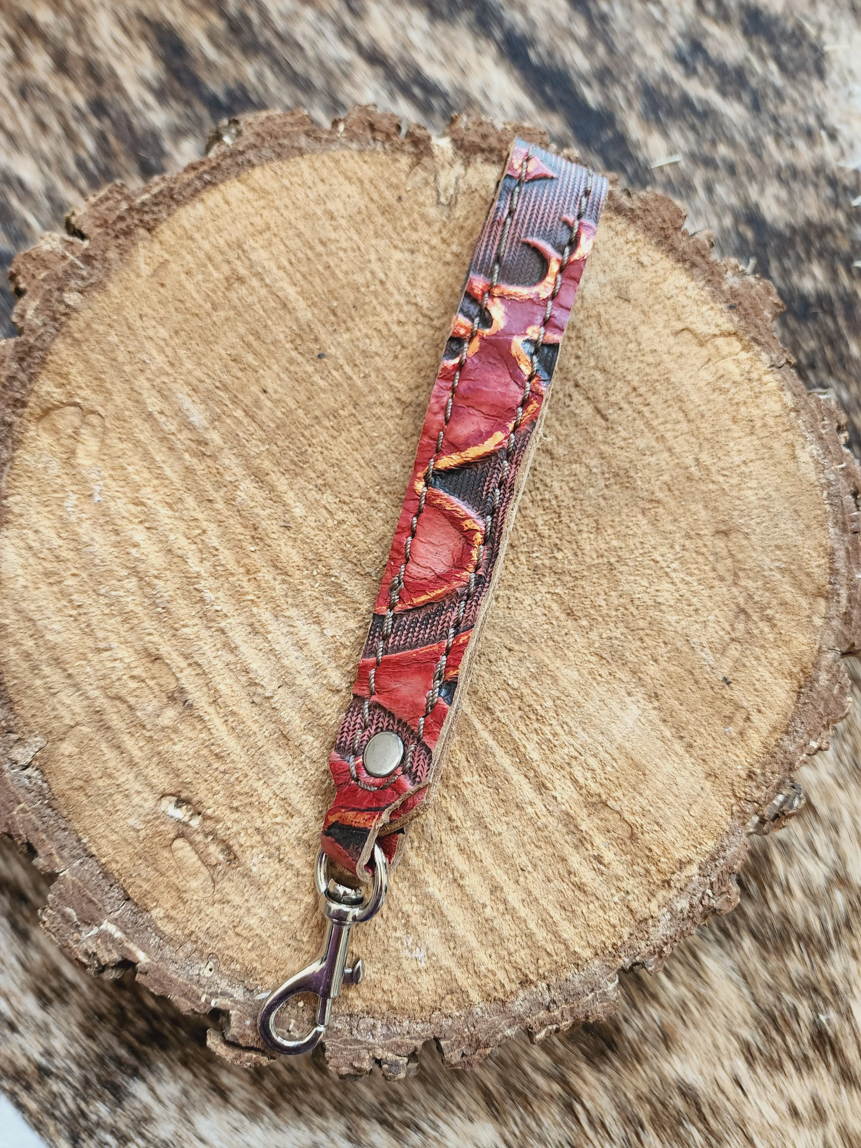 Embossed Wristlet Straps