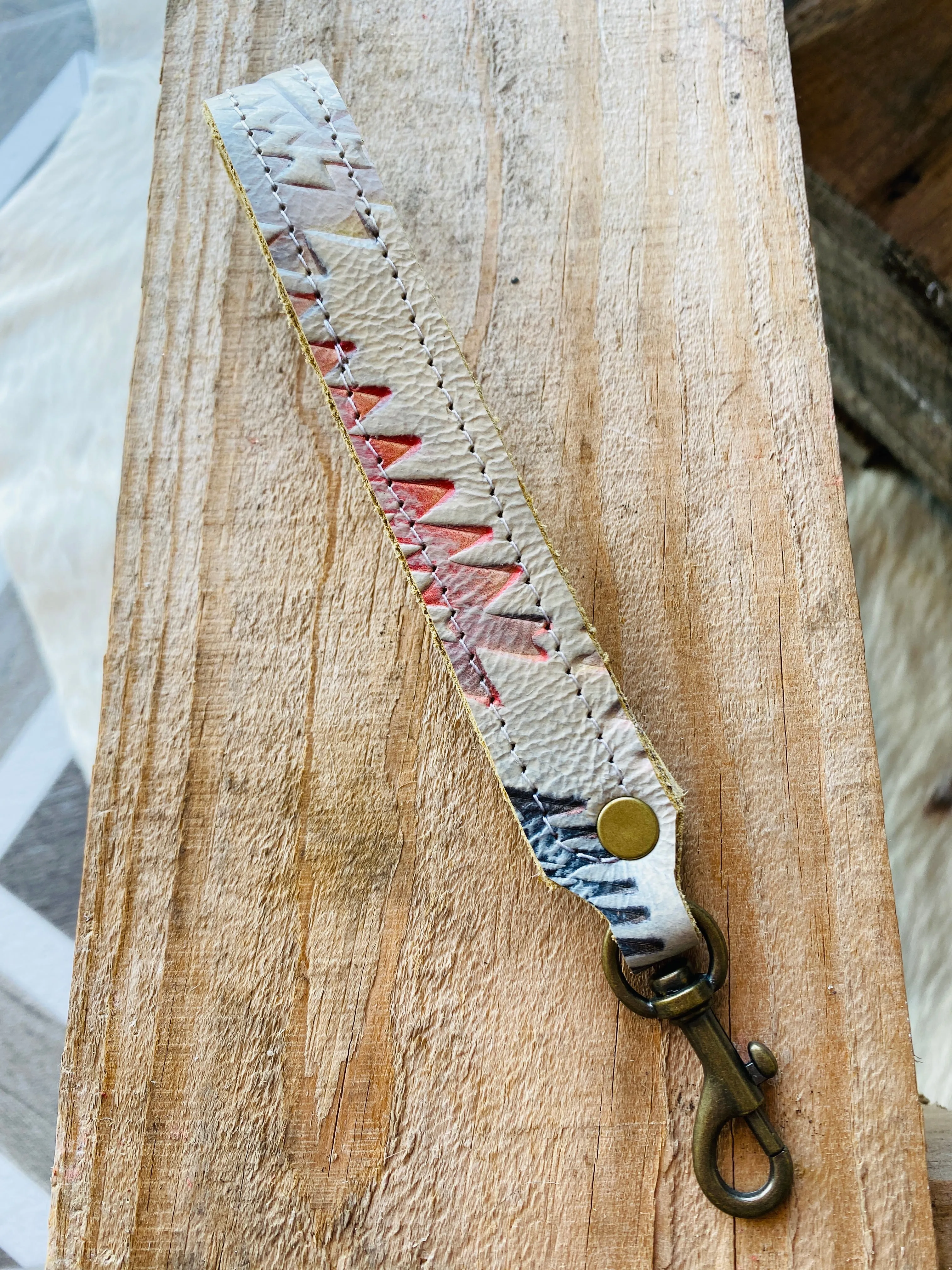 Embossed Wristlet Straps