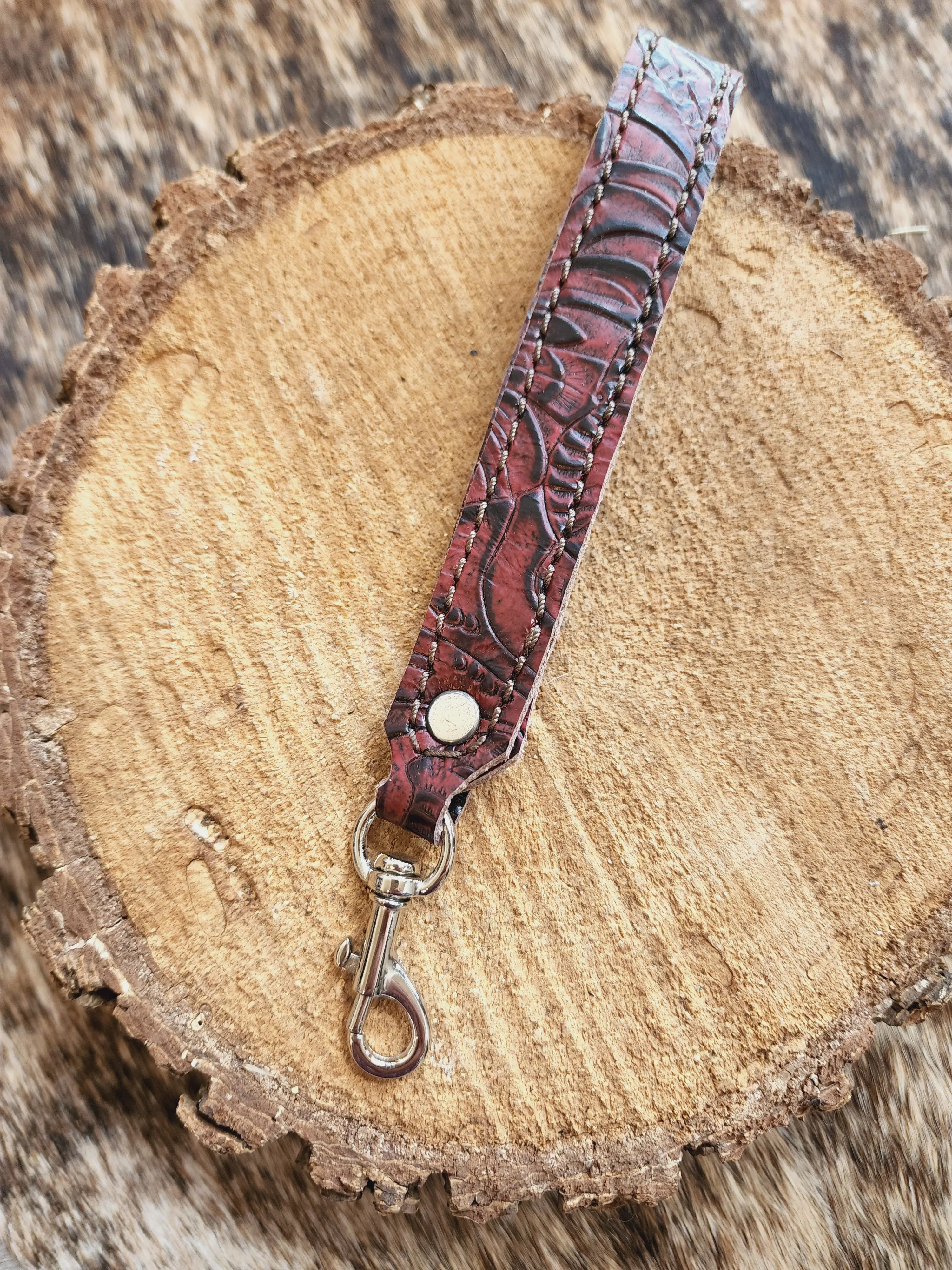 Embossed Wristlet Straps