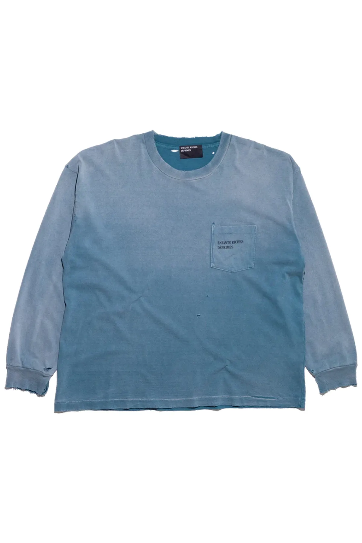 ENFANTS RICHES DÉPRIMÉS | LOGO LONG SLEEVE POCKET T-SHIRT