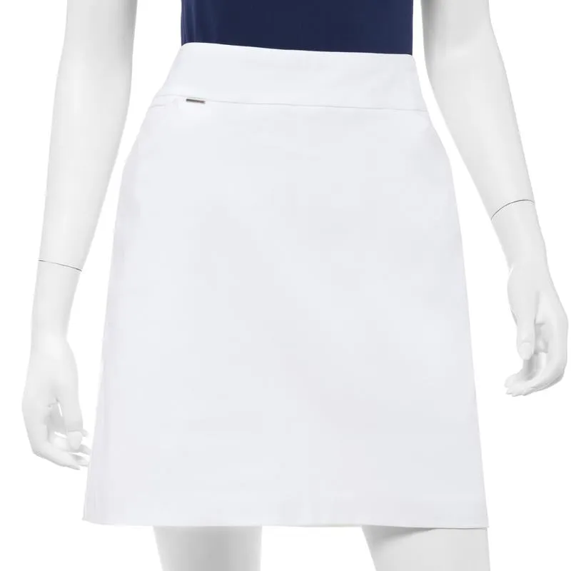 EP NY Knit Skort with Back Mesh Pleat - SPF 50 White