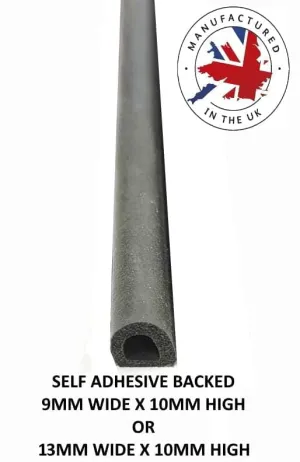 EPDM Sponge D Self Adhesive Hollow Foam Rubber Seal