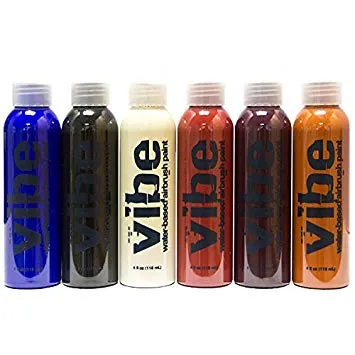 European Body Art - Voda Zombie - 6 Pack - Water Based Airbrush Makeup (1oz bottles)