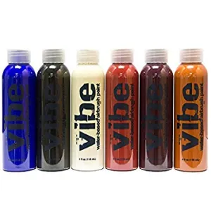 European Body Art - Voda Zombie - 6 Pack - Water Based Airbrush Makeup (1oz bottles)
