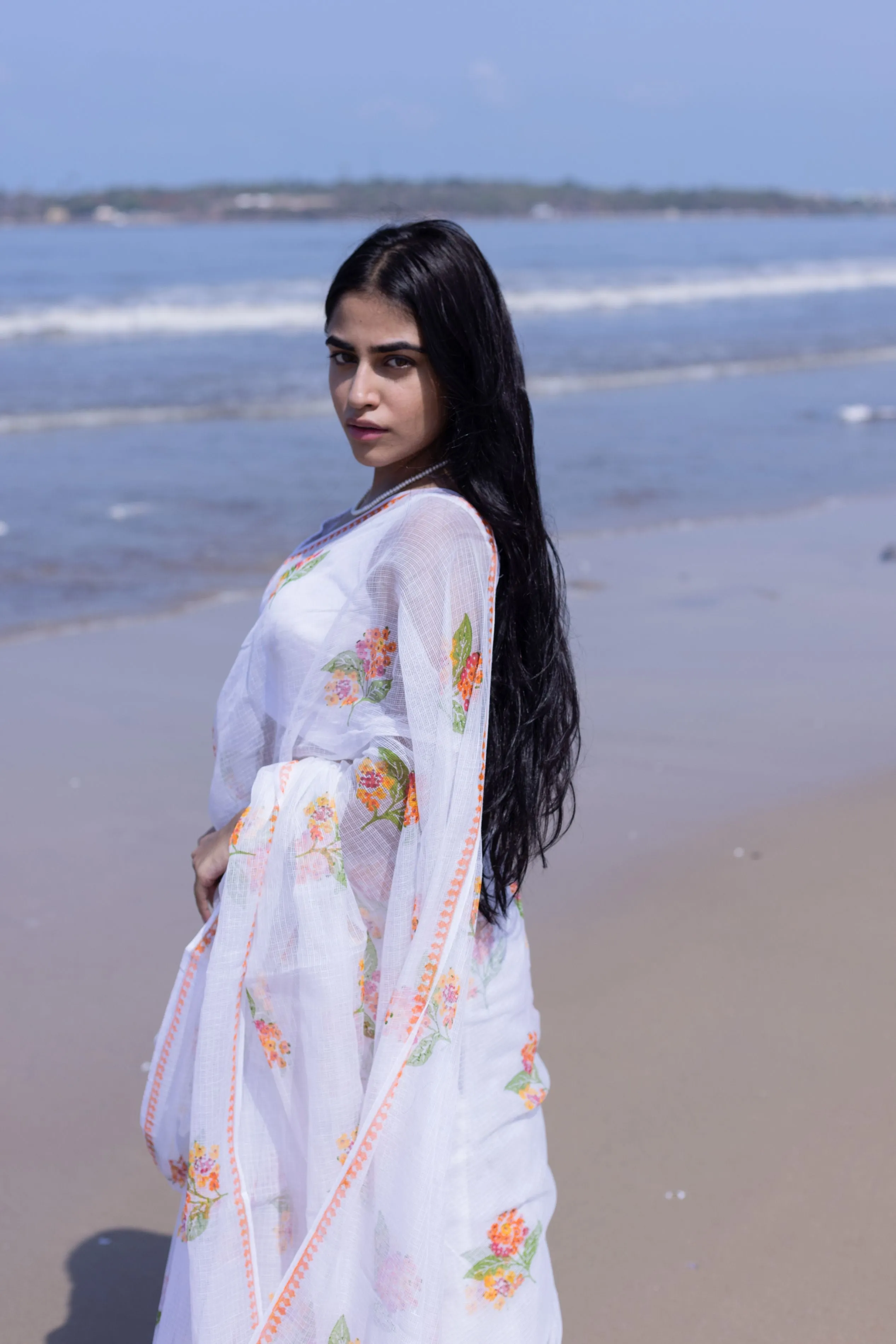 Evergreen printed Kota saree - Bagh- Mogra