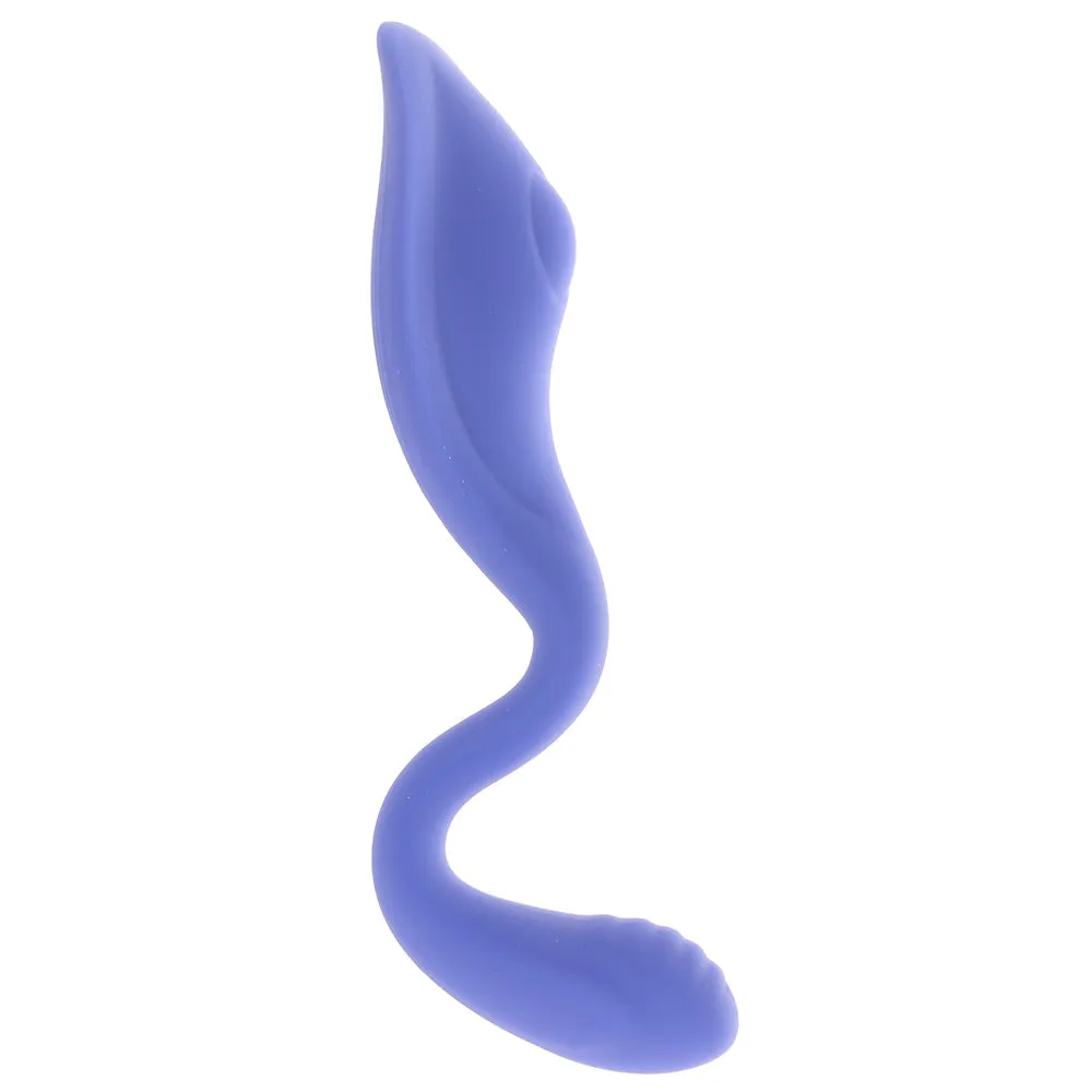 Evolved Anywhere Vibe Rechargeable Remote-Controlled Poseable Silicone Vibrator Blue