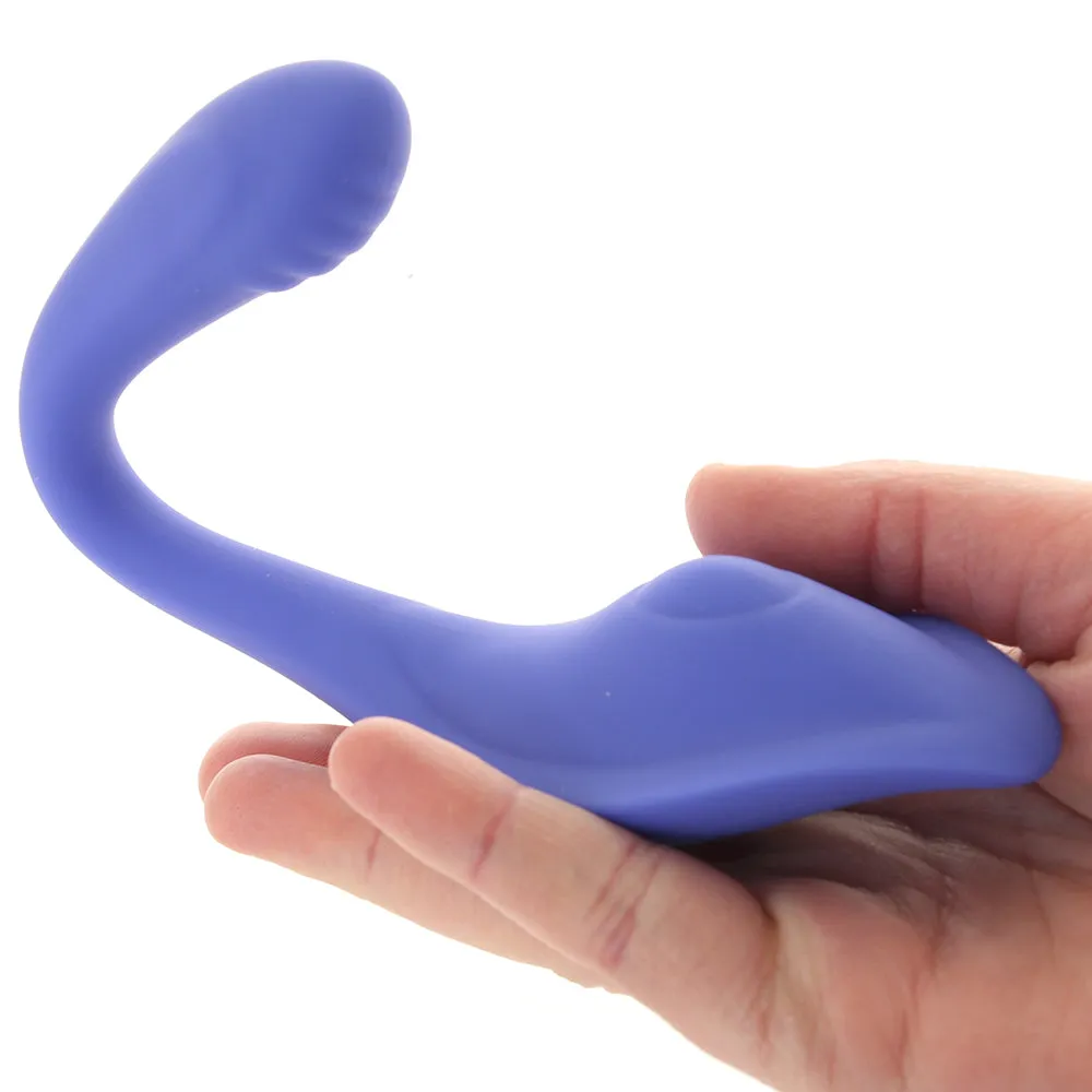 Evolved Anywhere Vibe Rechargeable Remote-Controlled Poseable Silicone Vibrator Blue