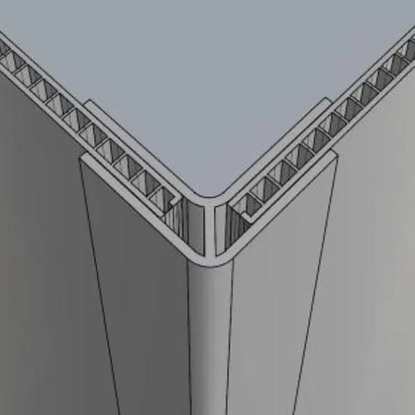 External Corner Trim 5mm White Finish for Cladding Wall Panels 2.6m Long