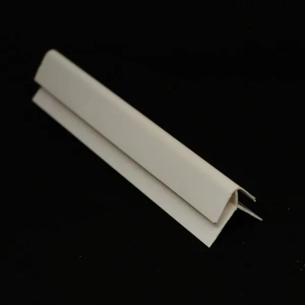External Corner Trim 5mm White Finish for Cladding Wall Panels 2.6m Long