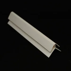 External Corner Trim 5mm White Finish for Cladding Wall Panels 2.6m Long