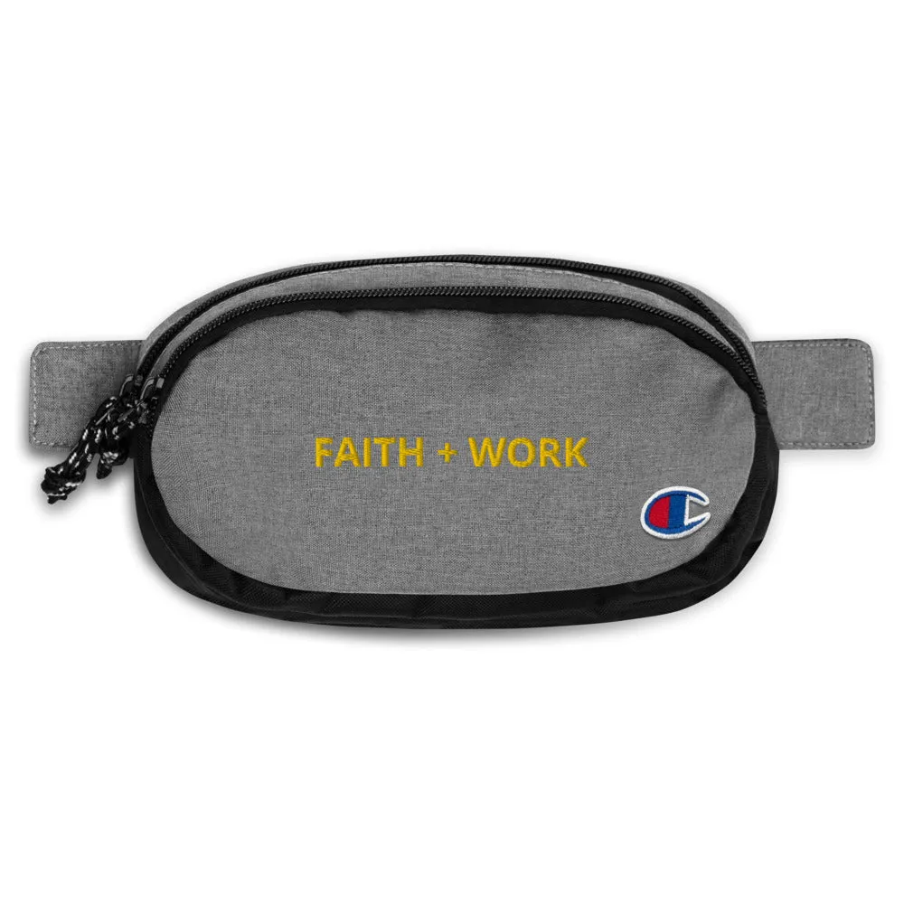 Faith   Work Champion fanny pack