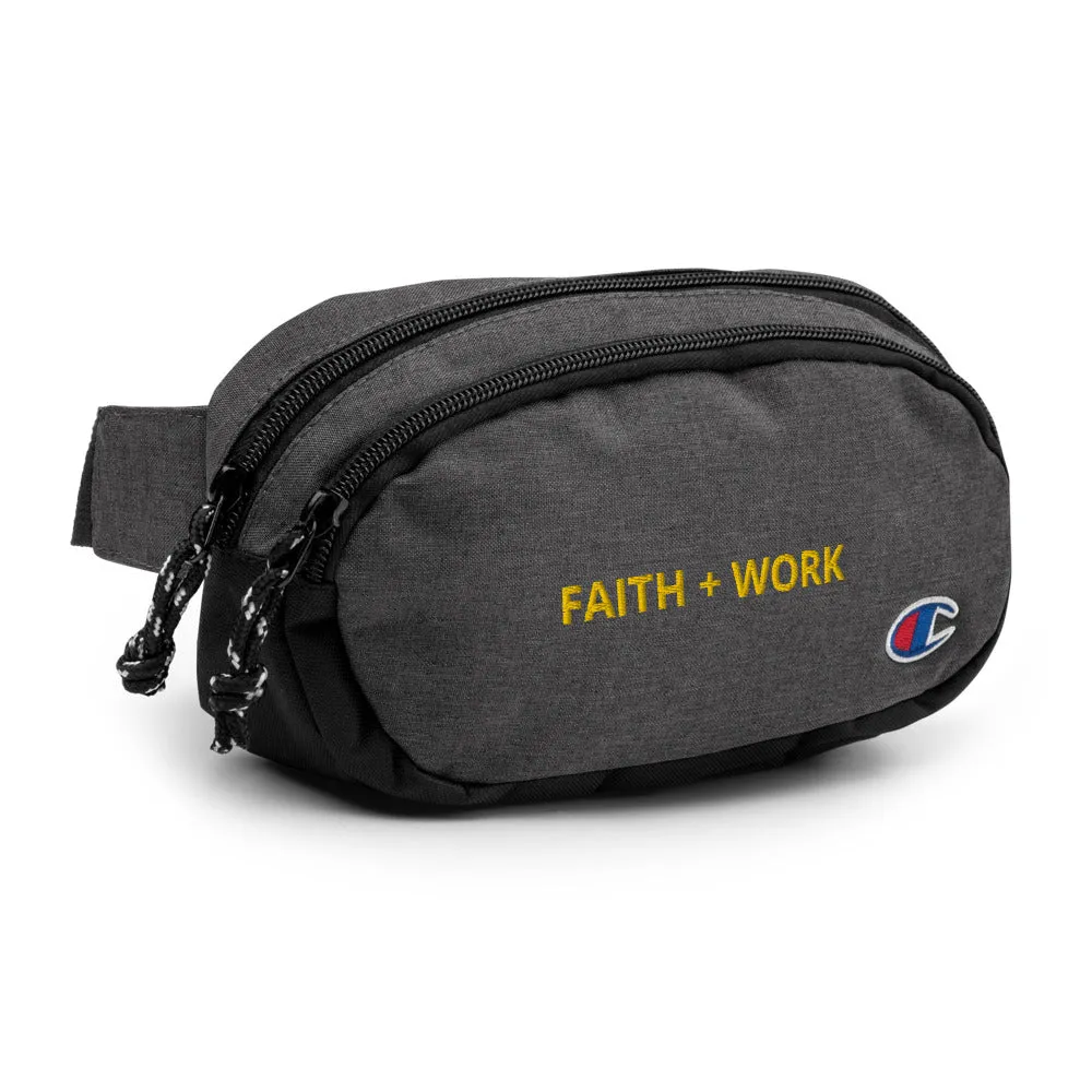 Faith   Work Champion fanny pack
