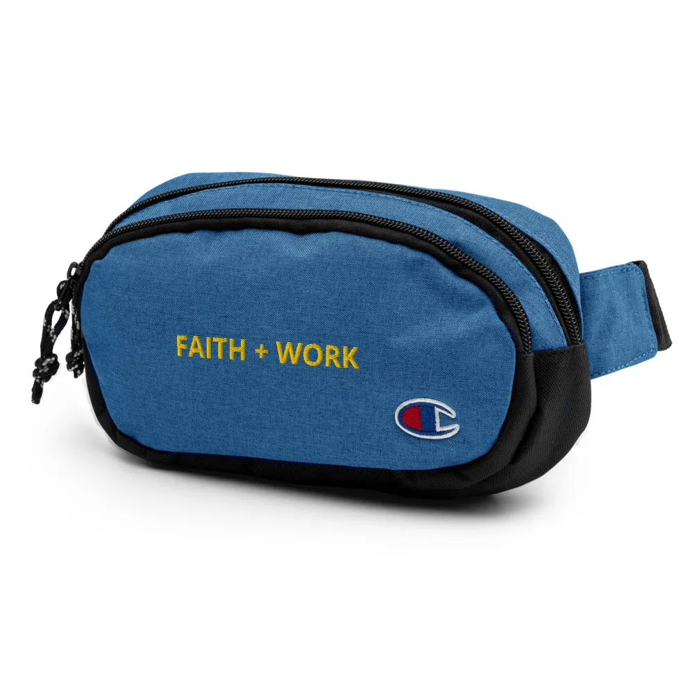 Faith   Work Champion fanny pack