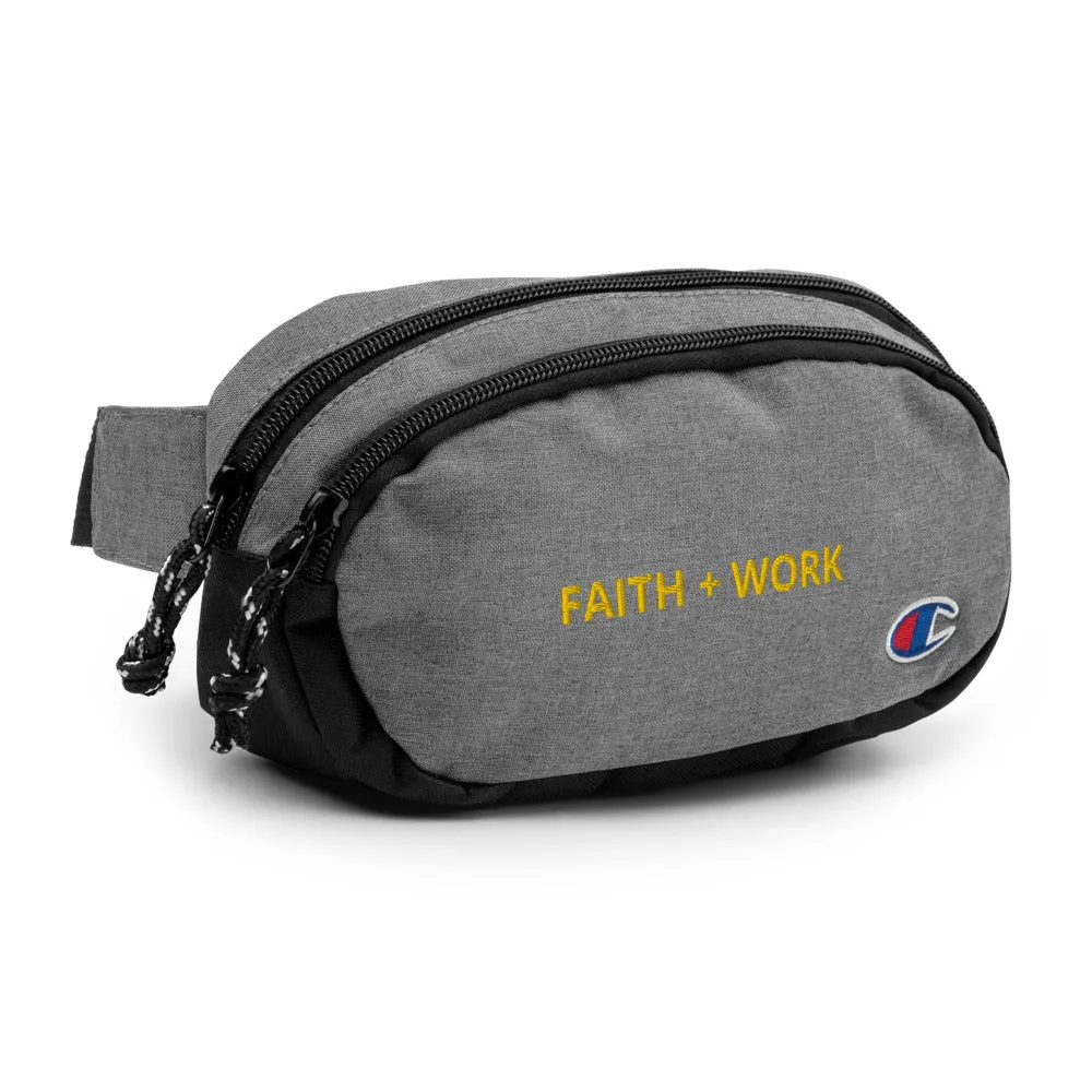 Faith   Work Champion fanny pack