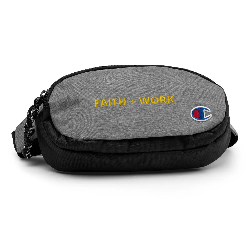 Faith   Work Champion fanny pack