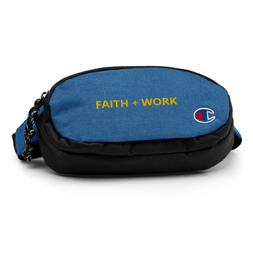 Faith   Work Champion fanny pack