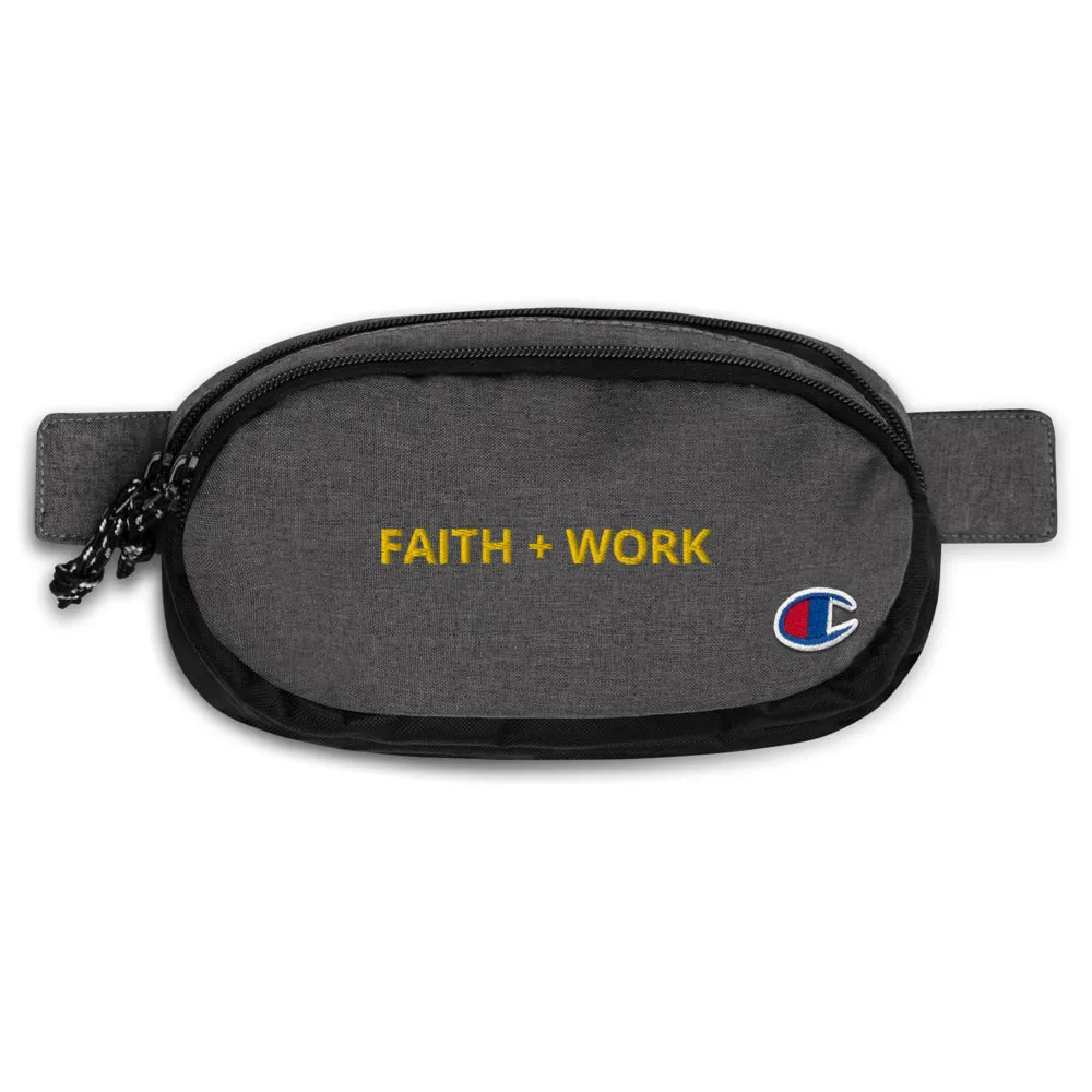 Faith   Work Champion fanny pack