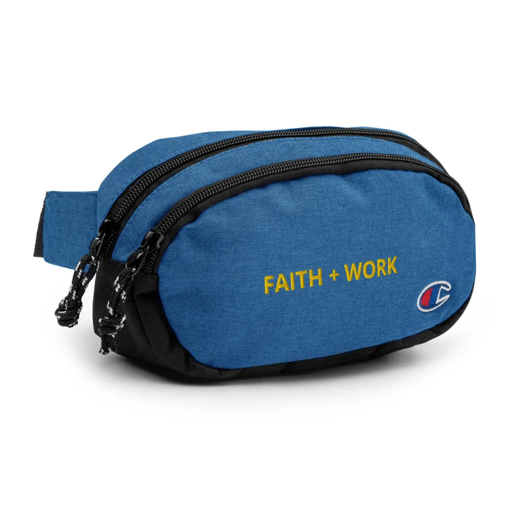 Faith   Work Champion fanny pack