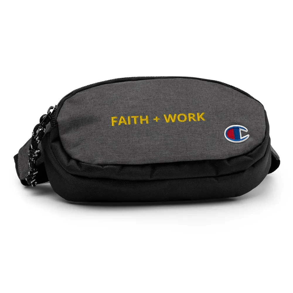 Faith   Work Champion fanny pack