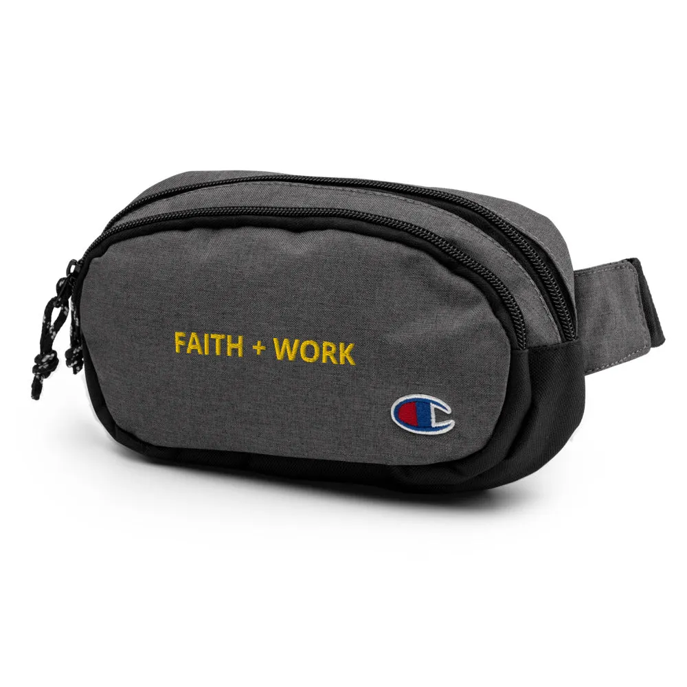 Faith   Work Champion fanny pack