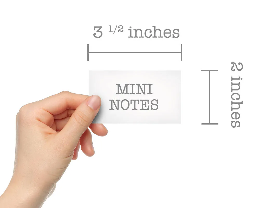 Fall Blessings Flat Table Place Cards - 48 Mini Notes