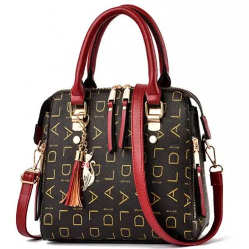 Famous Brand Women Handbags 2023 Luxury Crossbody For Woman Fashion Design Purses Totes Soft PU Leather Shoulder Bag