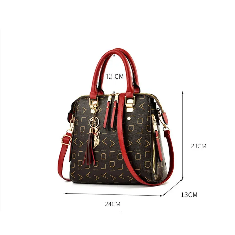 Famous Brand Women Handbags 2023 Luxury Crossbody For Woman Fashion Design Purses Totes Soft PU Leather Shoulder Bag