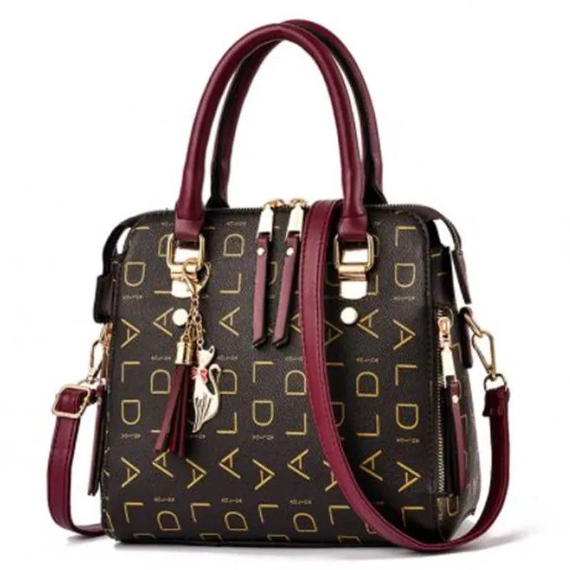 Famous Brand Women Handbags 2023 Luxury Crossbody For Woman Fashion Design Purses Totes Soft PU Leather Shoulder Bag