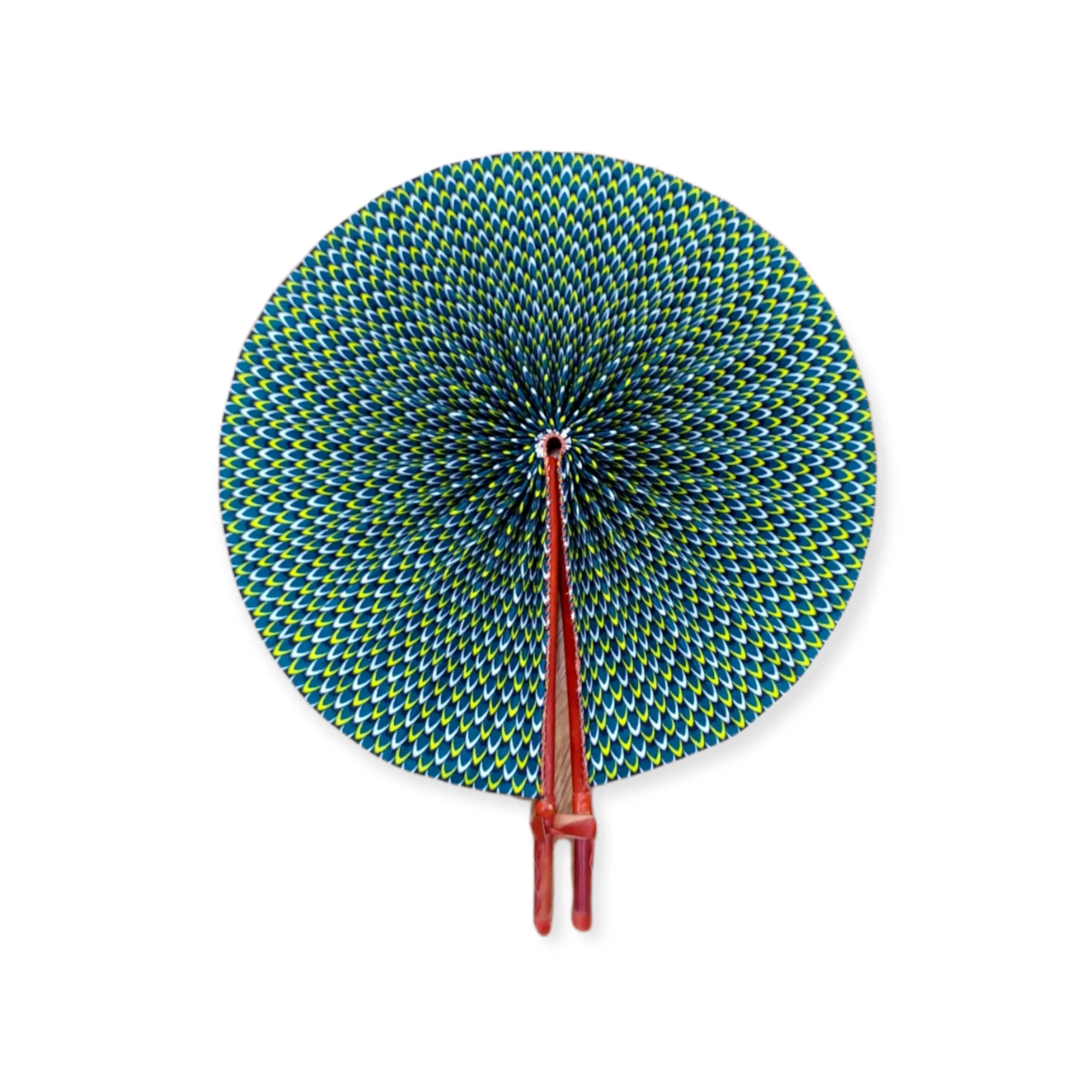 Fan - African Fabric Foldable (JUMBO)