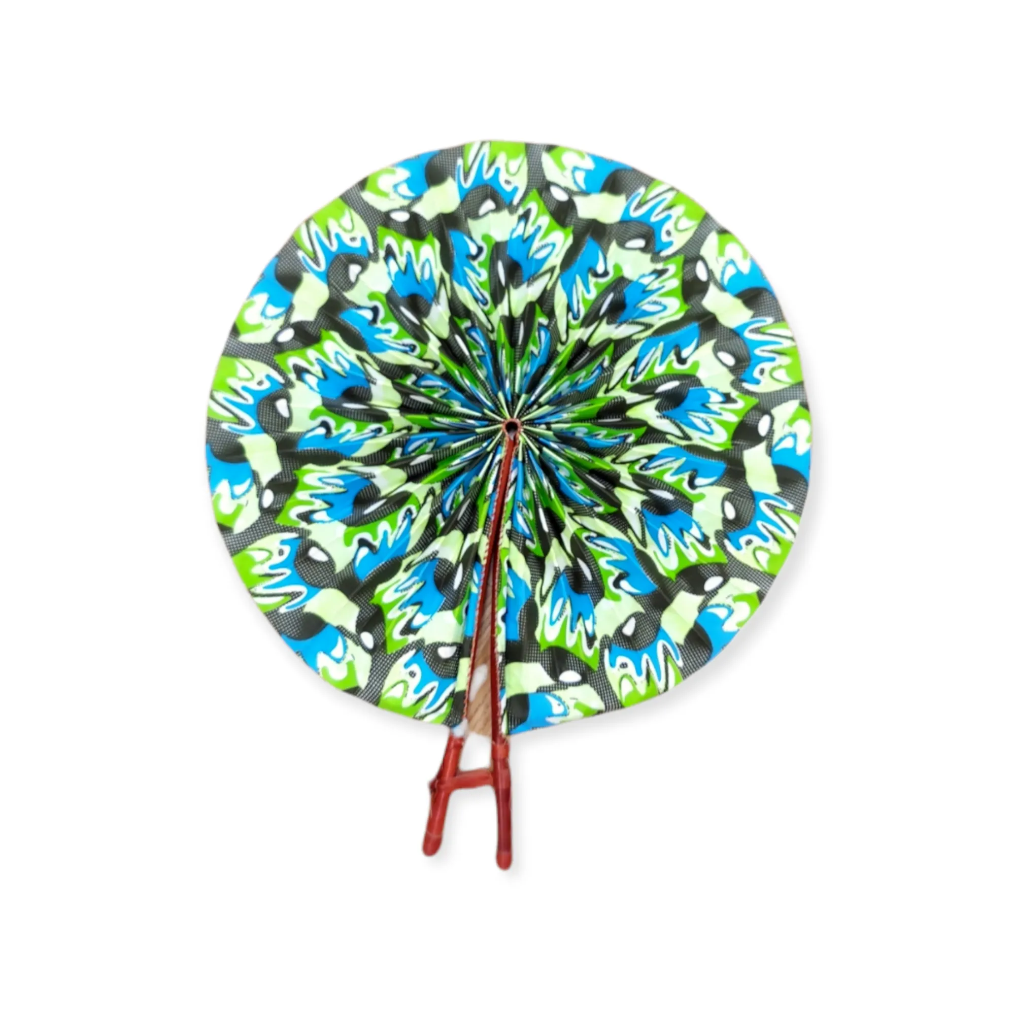 Fan - African Fabric Foldable (JUMBO)