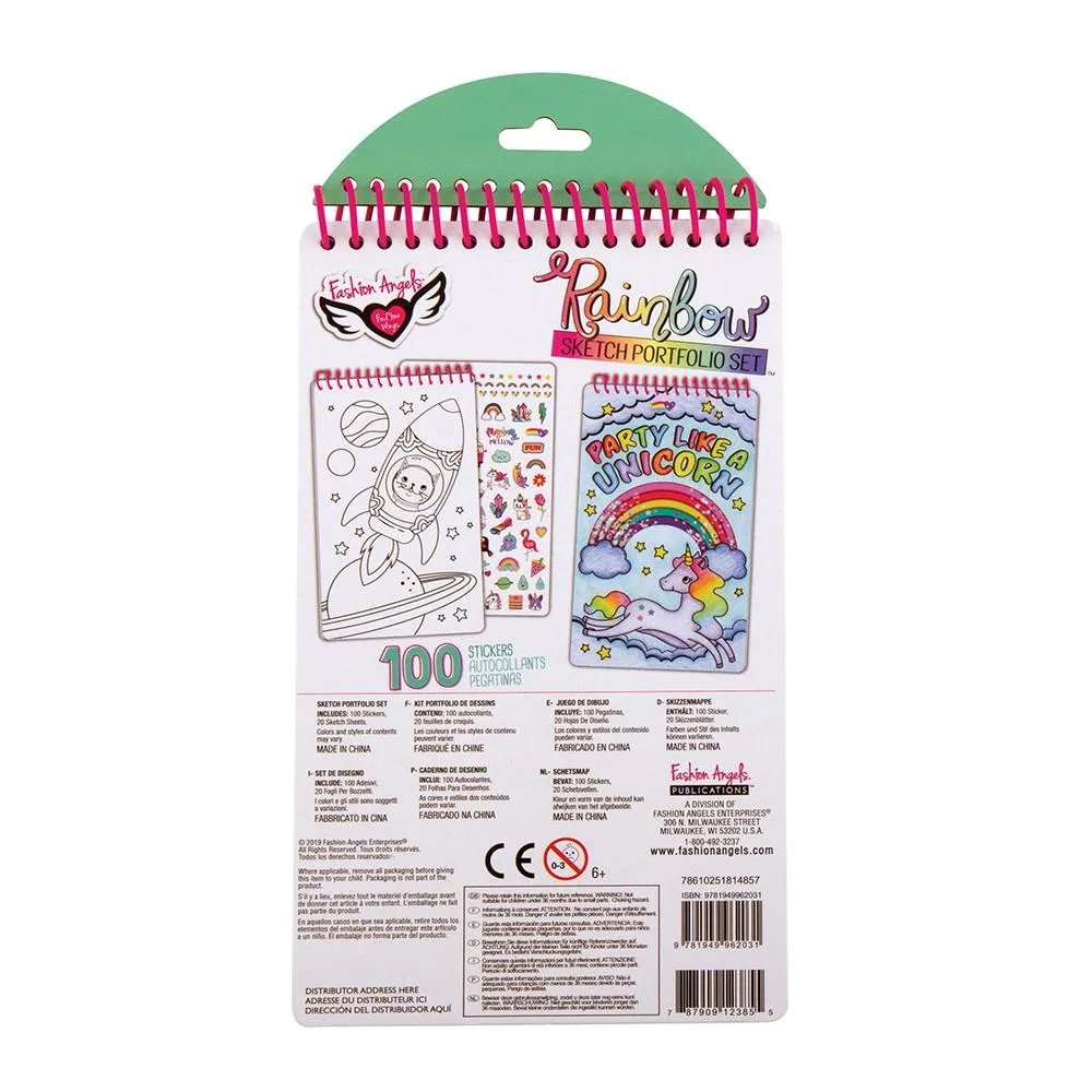 Fashion Angels Rainbow Shaker Portfolio