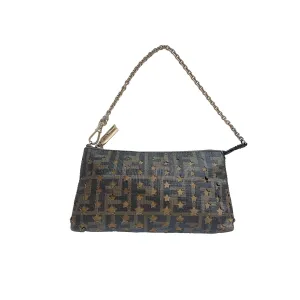 Fendi Brown Logo Mini Star Bag