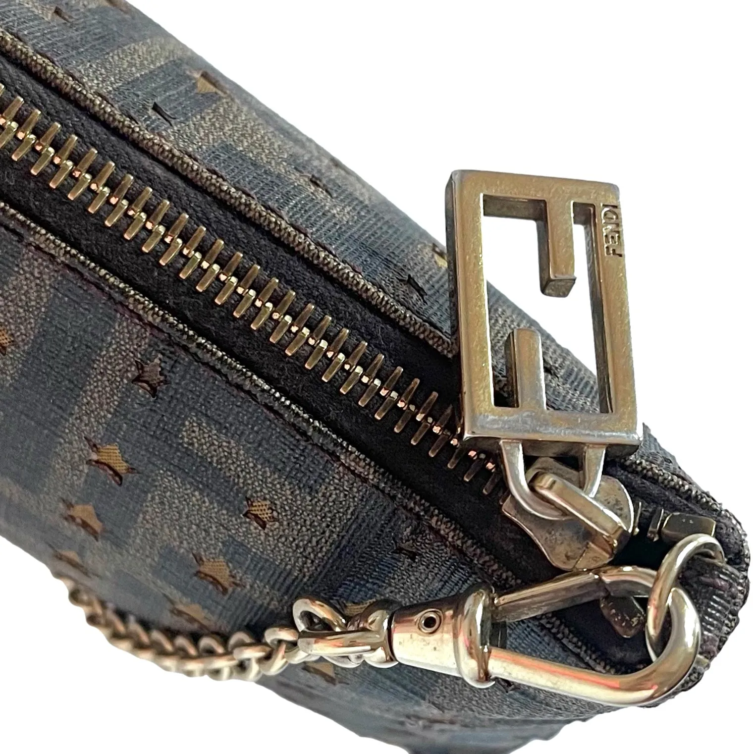 Fendi Brown Logo Mini Star Bag