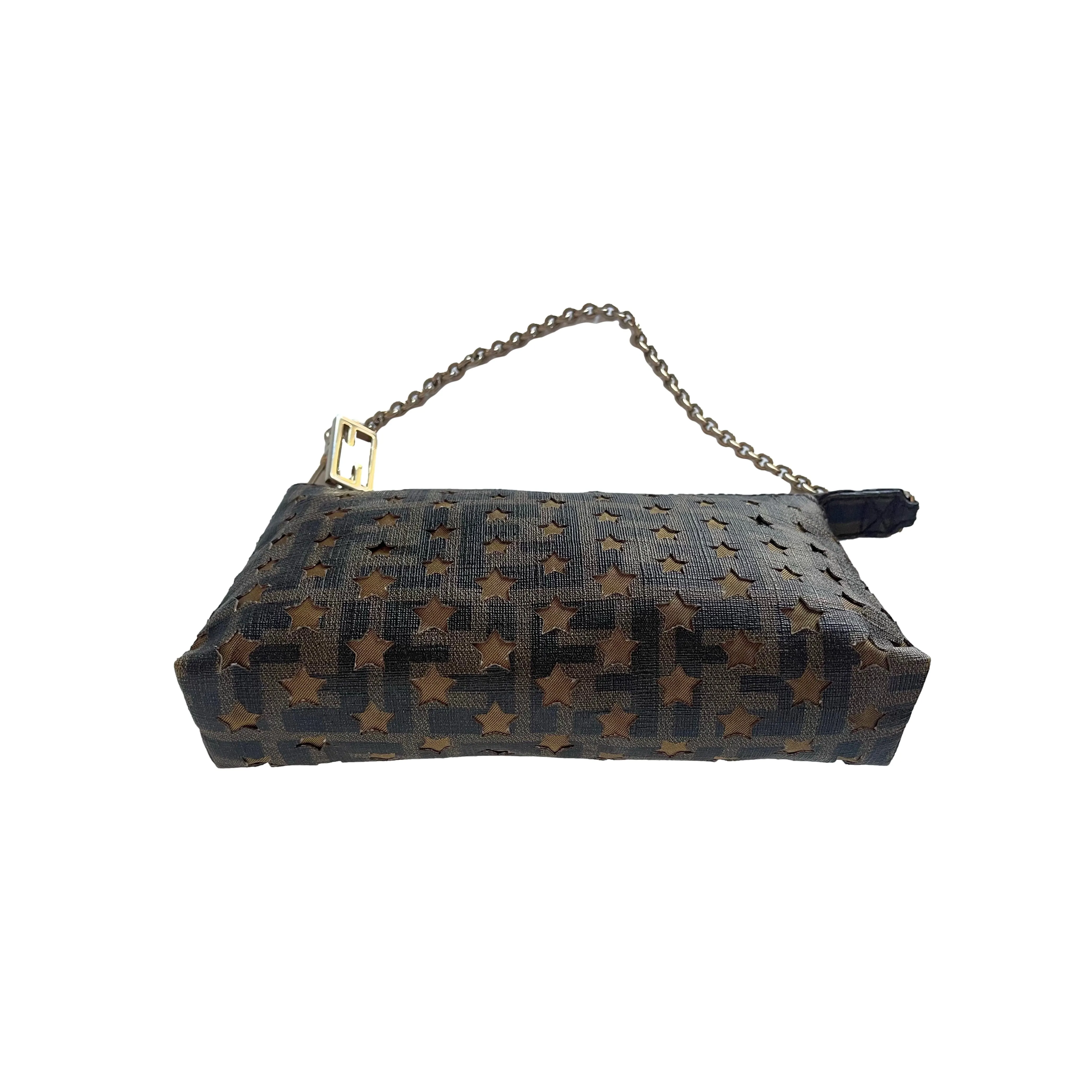 Fendi Brown Logo Mini Star Bag