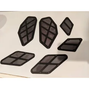 Fire N Ice Intake Vents/Protectors | Ski-Doo Gen4 Lightweight Hood