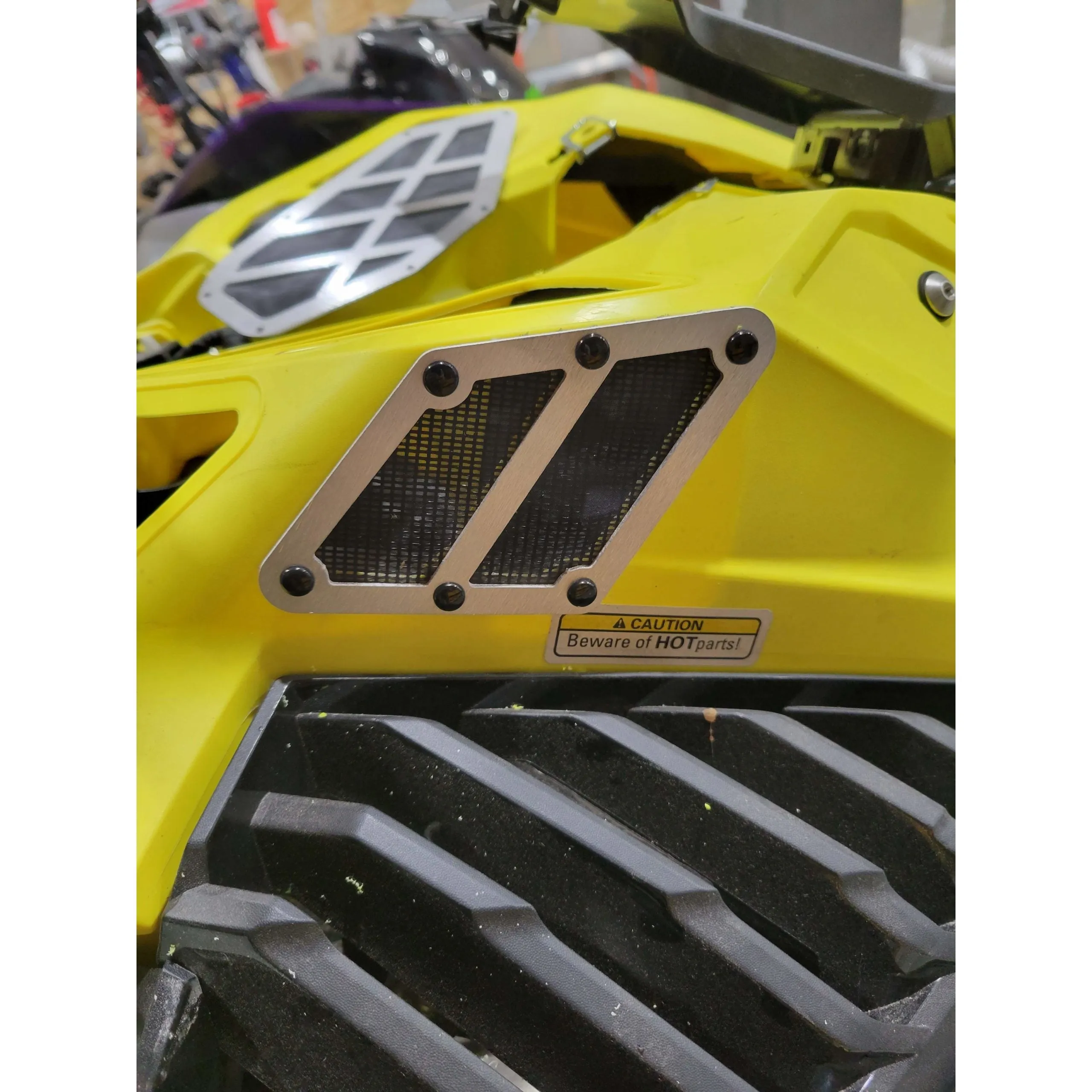 Fire N Ice Intake Vents/Protectors | Ski-Doo Gen4 Lightweight Hood