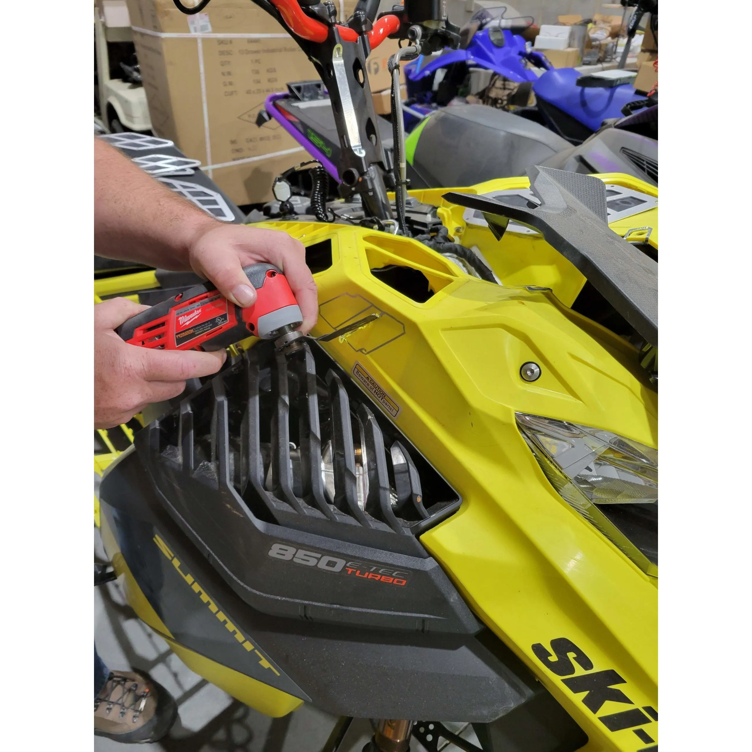 Fire N Ice Intake Vents/Protectors | Ski-Doo Gen4 Lightweight Hood