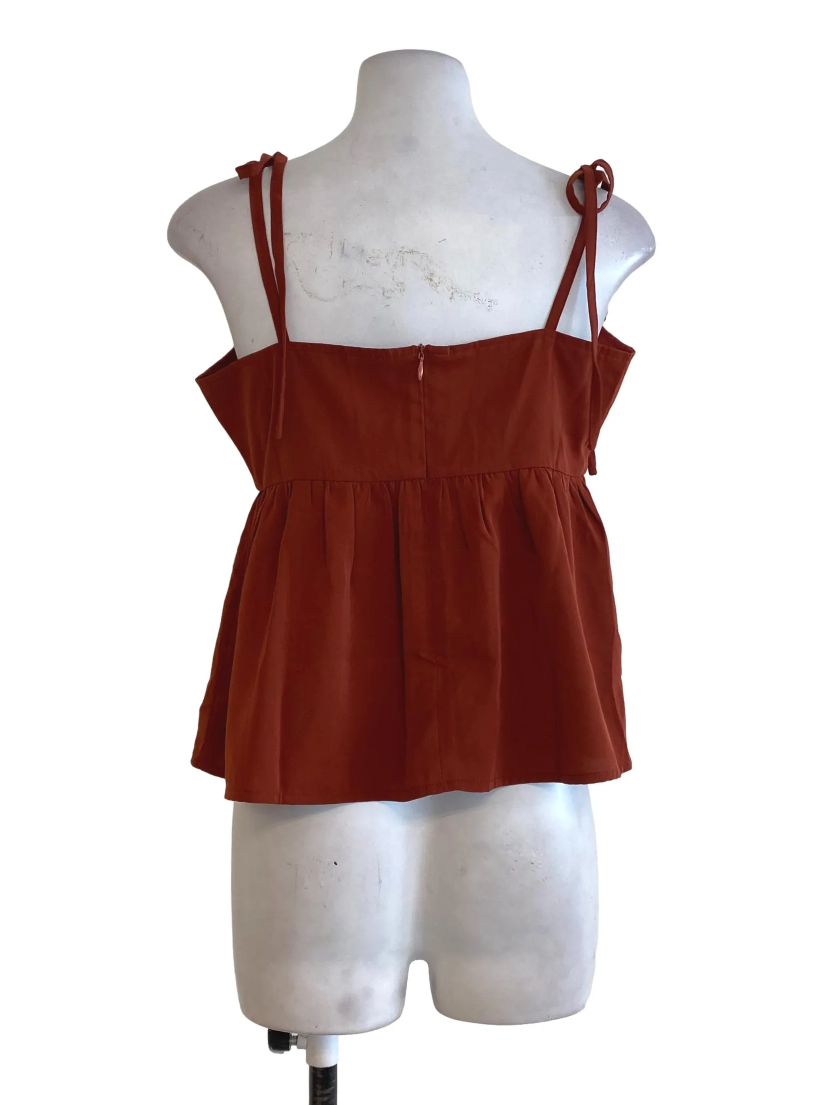 Fire Ruffle Top